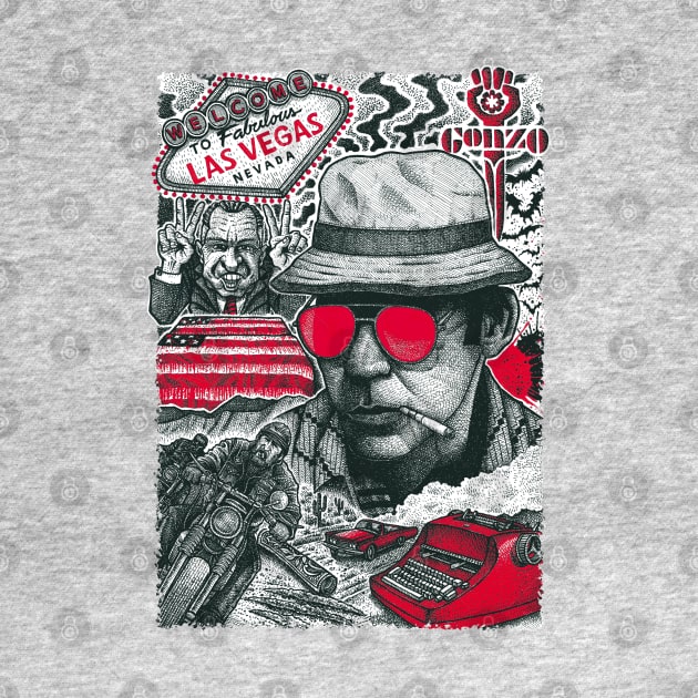 Hunter Thompson by PeligroGraphics